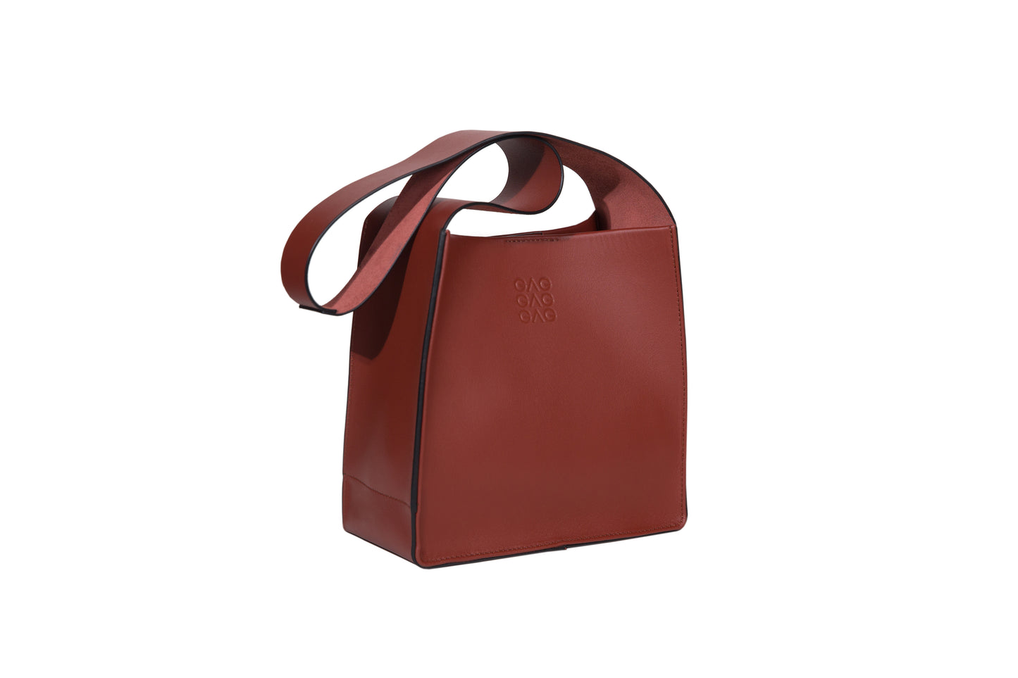 MINI TOTE: Mini tote bag de cuero certificado | GAG BAG | ARCILLA