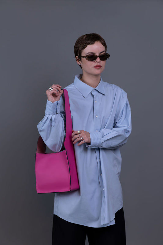 MINI TOTE: Mini tote bag de cuero certificado | TUNA