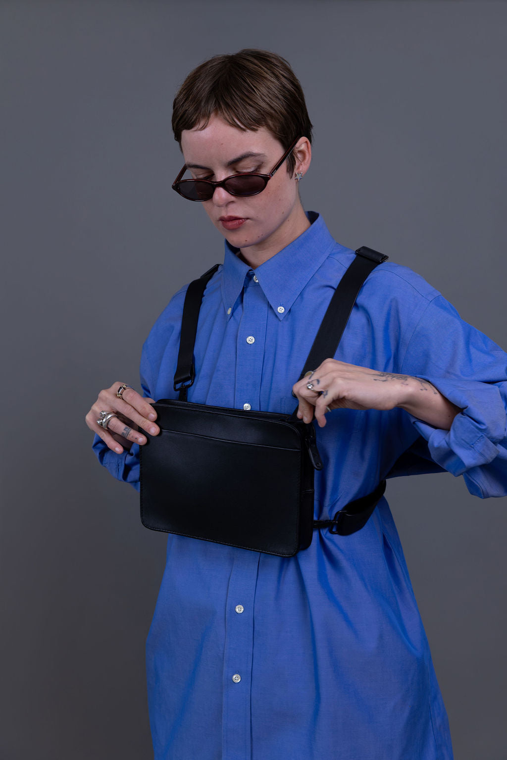 HORIZONTAL ADJUSTABLE BOX - BLACK