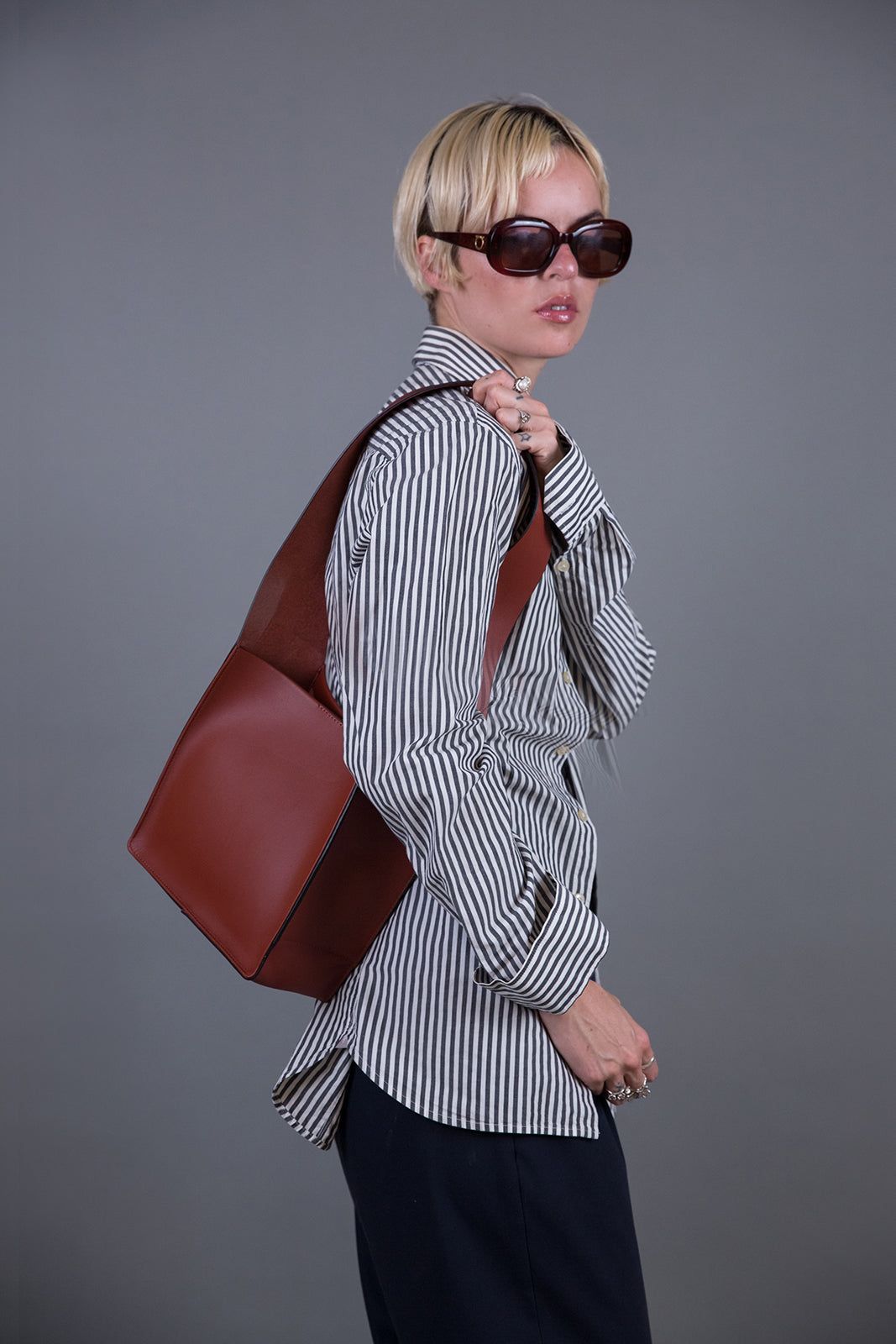 MINI TOTE - ARCILLA